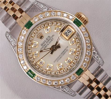 lady rolex mop dial emerald|bob's rolex lady datejust.